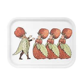Design House Stockholm The Strawberry Family bricka 20x27 cm White