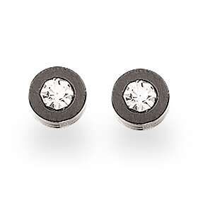 Scrouples Rodinerat Silver Örhängen Med Zirconia 144811