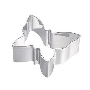 Modern House Pepperkakeform Sommerfugl Sølv