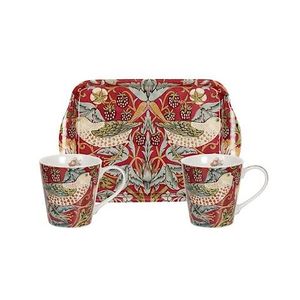 Morris & Co. ugg Brickset Strawberry Thief Röd