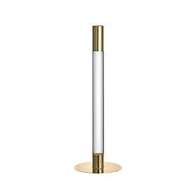Orrefors Lumiere Ljusstake Guld H 32cm