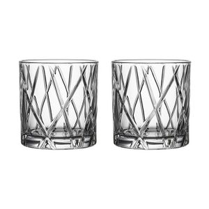 Orrefors City Old Fashioned Whiskyglas 34cl 2-pack