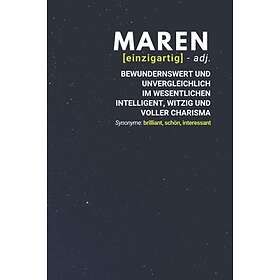 Maren (einzigartig) bewundernswert: inkl. Kalender 2021/2022 Das perfekte Geschenk personalisiert mit dem Namen Maren Geschenkidee Geschenke