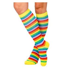 Trofé Printed Support Socks Strumpor Flerfärgad Strl 39/42 Dam