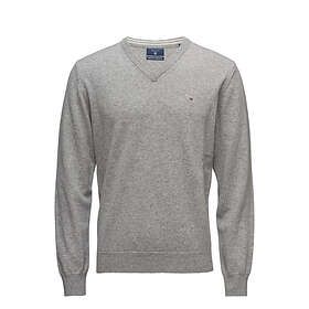 Gant Superfine Lambswool V-Neck Sweater (Herr)