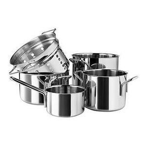 Eva Solo Rostfri Grytset 5 delar