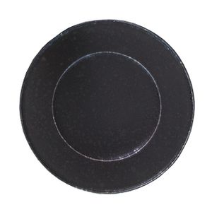 Modern House Black Satin Assiette 23cm