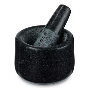 Claus Holm Mortel med Stöt Ø12x8,5 cm Granit Svart