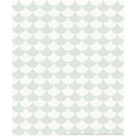 Littlephant Waves -Dusty light aqua tapet 1465L
