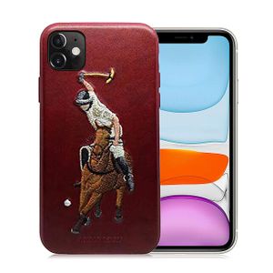 Lux-Case Jockey Santa Barbara Polo & Racquet Club iPhone 11 Red Flerfärgad
