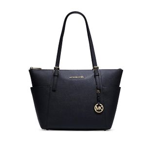 Michael Kors Jet Set Top Zip Saffiano Leather Tote Bag