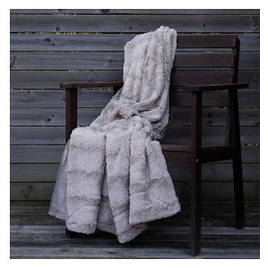 HT Design Bibbi Fuskpäls Beige (130x160cm)