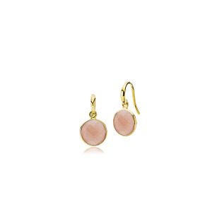 Izabel Camille Prima Donna earrings small Peach Moonstone Onesize