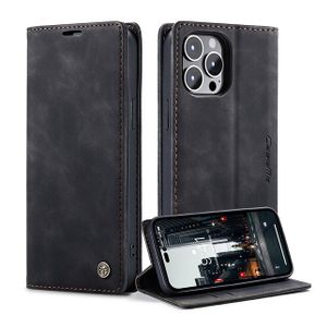 CaseMe Matte Wallet Style (iPhone 14 Pro) Brun
