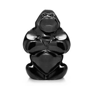 Kosta Boda Gabba Hey skulptur svart