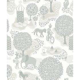 Littlephant Jardin de la vie White/Dusty Blue tapet 1538L