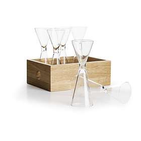Sagaform Oak Snapsglas 6-pack