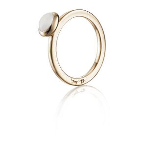 Efva Attling Love Bead Moonstone Ring Guld 18,50 mm