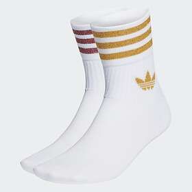 Adidas Mid-Cut Glitter Crew Socks 2-pack