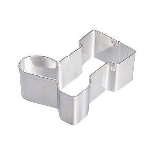 Modern House Pepperkakeform Støvel Sølv