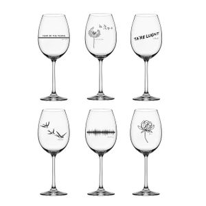 Kosta Boda Don't Stop The Music Vinglas 48cl 6-pack