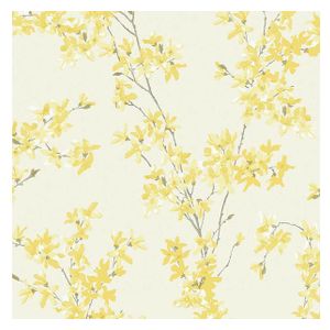 Laura Ashley Tapet Forstyhia Sunshine Non-woven Tapeter 10mx52cm