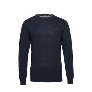 Gant Cotton Pique Crew Neck Sweater (Herr)