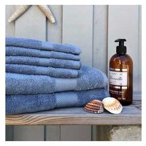 HT Design Cotton Club Handduk Blå 90x150