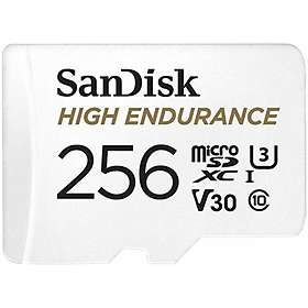 SanDisk High Endurance microSDXC Class 10 UHS-I U3 V30 256GB