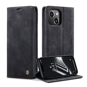 CaseMe Matte Wallet Style (iPhone 14) Svart