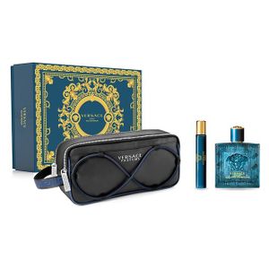 Versace Eros Presentförpackning male (Eau de Parfum 100 ml + Resespray 10 ml + cosmetic bag)