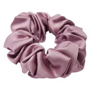 Lenoites Mulberry Silk Scrunchie Purple