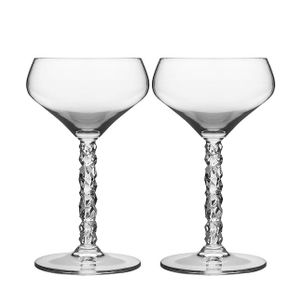 Orrefors Carat Coupe Cocktailglas 25cl 2-pack