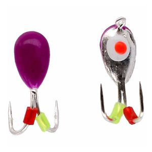 Mikado Ice Bug 9,5 Mm Double Hook 4 Units Lila,Silver