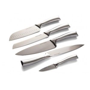 Orrefors Jernverk Stål Knivset 5 Knivar