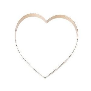 Modern House Pepperkakeform Hjerte 15 Cm Kobber