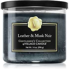 Village Candle Gentlemen's Collection Leather & Musk Noir Doftljus 396g