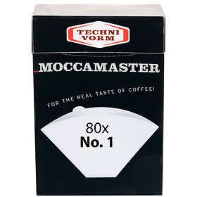 Moccamaster No.1 Kaffefilter 80st