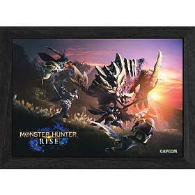 Pixel Frames Plax Monster Hunter Rise Magnamalo Hunt 30x23cm
