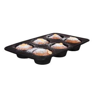 Modern House bAYk Muffinsform för 6 Muffins 30x18x5 cm Svart