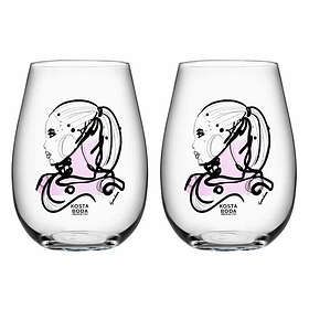 Kosta Boda All About You Love You Dricksglas 65cl 2-pack