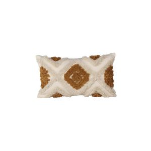 Venture Home Kuddfodral Ada 50x30cm Cushion Cover Polycotton White/Brown / 17065-503