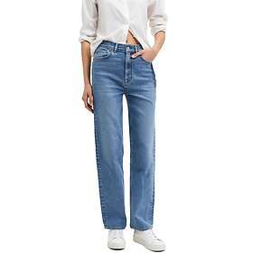 Selected FEMME Jeans slfMarie HW Straight Mid Blu Jean U Blå W26/L32