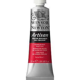 Winsor & Newton Artisan Water Mixable Oljefärg Cadmium Red Deep Hue 98 37ml