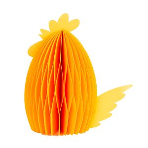 Modern House Påskpynt Tupp Papp 15 cm Gul