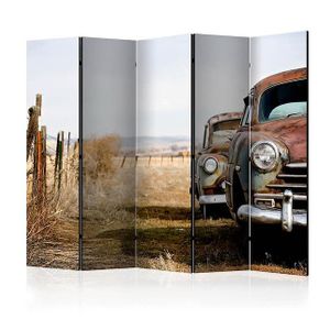 Arkiio Rumsavdelare Two Skärmvägg Old American Cars II 225x172 cm A3-PARAVENTtc2027