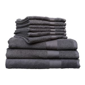 HT Design Cotton Club Handduk Grå 50x70