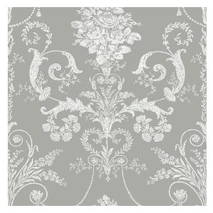 Laura Ashley Tapet Josette Steel Non-woven Tapeter 10mx52cm