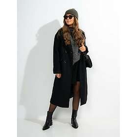 Y.A.S Mila Long Sleeve Wool Mix Coat (Dam)