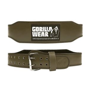 Gorilla Wear Gear 4 Inch Padded Leather Belt